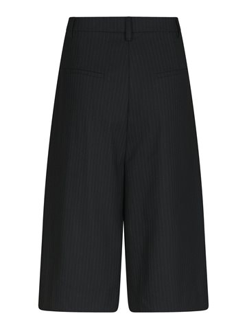 Neo Noir - Rima Slim Pinstripe Shorts - Dark Navy