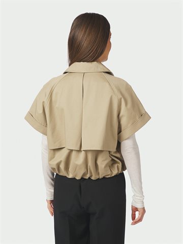 Neo Noir - Lisha Trench Vest - Taupe
