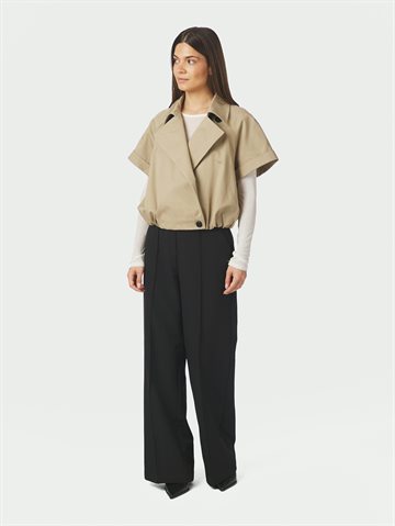 Neo Noir - Lisha Trench Vest - Taupe