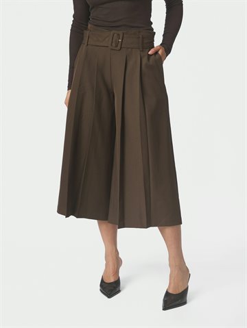 Neo Noir - Rilene Midi Pants - Dark Brown