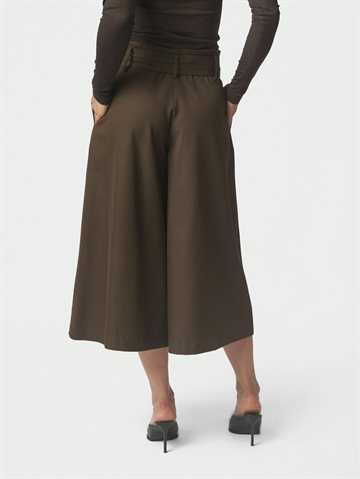 Neo Noir - Rilene Midi Pants - Dark Brown