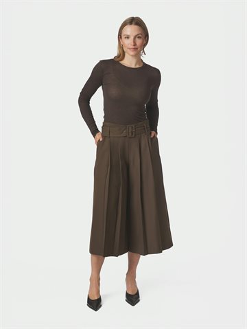 Neo Noir - Rilene Midi Pants - Dark Brown
