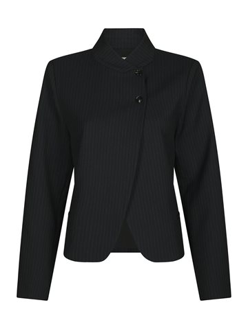 Neo Noir - Tiria Slim Pinstripe Blazer - Dark Navy