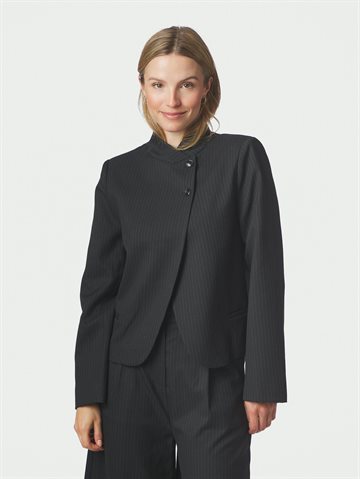 Neo Noir - Tiria Slim Pinstripe Blazer - Dark Navy