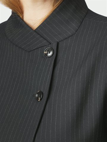 Neo Noir - Tiria Slim Pinstripe Blazer - Dark Navy