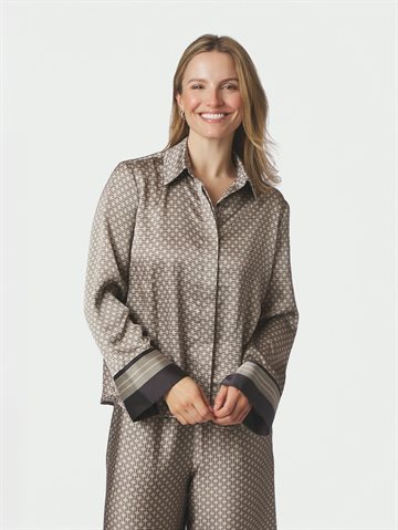 Neo Noir - Mistan Pattern Shirt - Beige