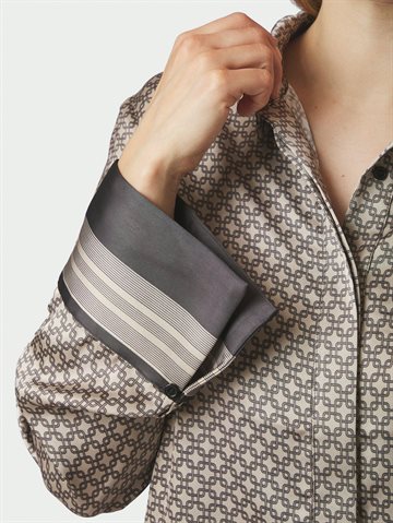 Neo Noir - Mistan Pattern Shirt - Beige