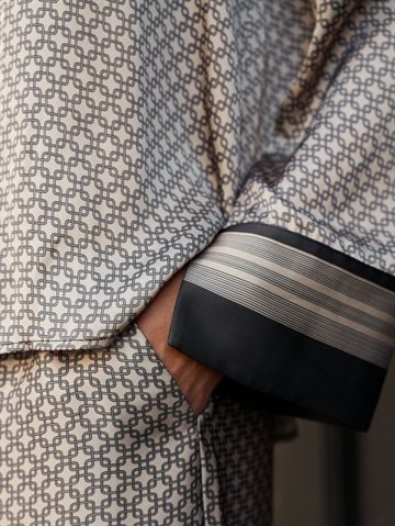 Neo Noir - Mistan Pattern Shirt - Beige