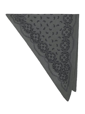 Neo Noir - Lolana Paisley Knit Scarf - Army