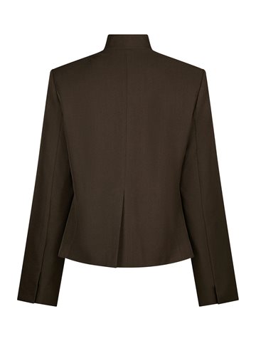 Neo Noir - Tiria Structure Blazer - Dark Brown