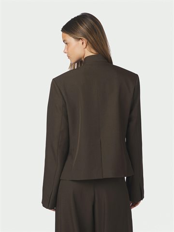 Neo Noir - Tiria Structure Blazer - Dark Brown