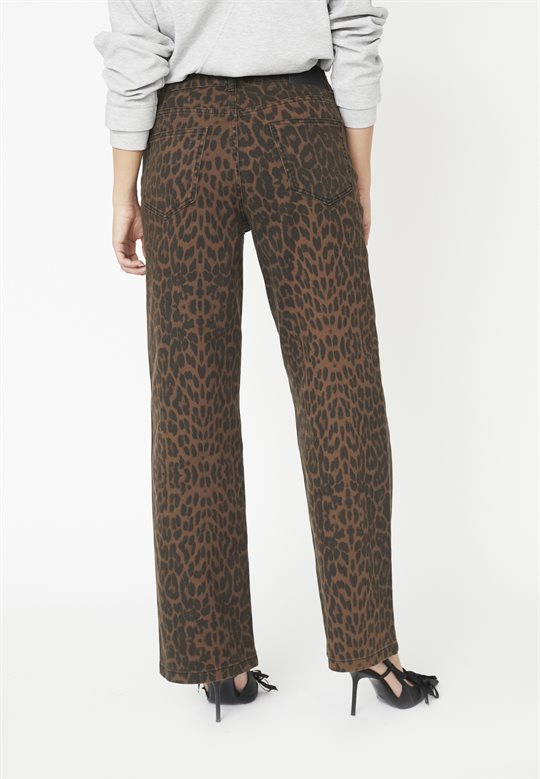 Co´Couture - Leticc Lace Panel Pant 41050 - 145 - Dark Brown main image 0