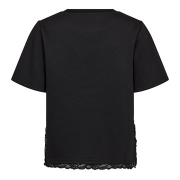 Co\' Couture - Evi Lace Tee - Black