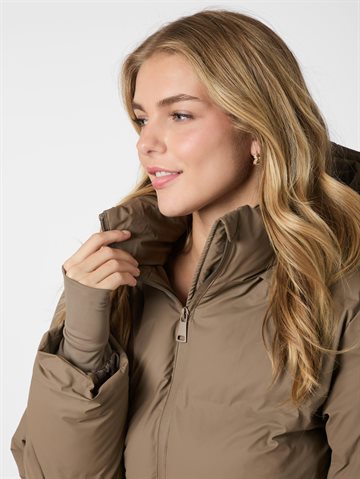 Neo Noir - Fox C Puffer Jacket - Dark Taupe