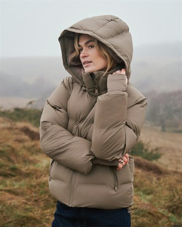Neo Noir - Fox C Puffer Jacket - Dark Taupe