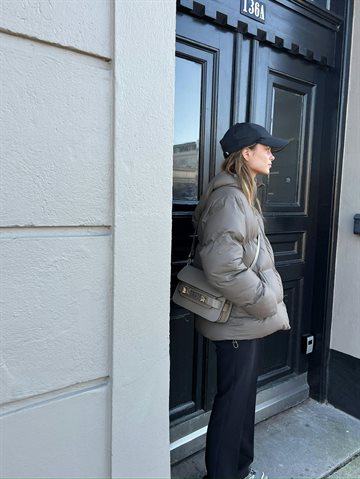 Neo Noir - Fox C Puffer Jacket - Dark Taupe