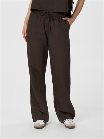 Neo Noir - Sonar Linen Pants - Dark Brown