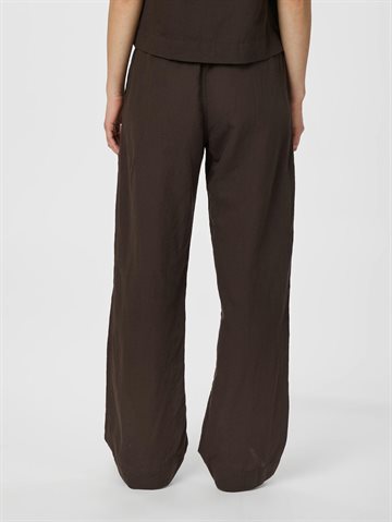 Neo Noir - Sonar Linen Pants - Dark Brown