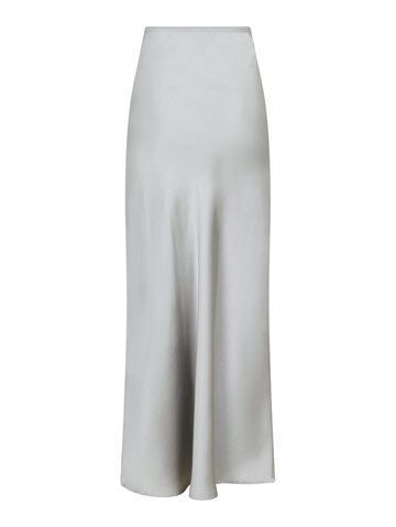 Neo Noir - Vicky Heavy Sateen Skirt - Silver