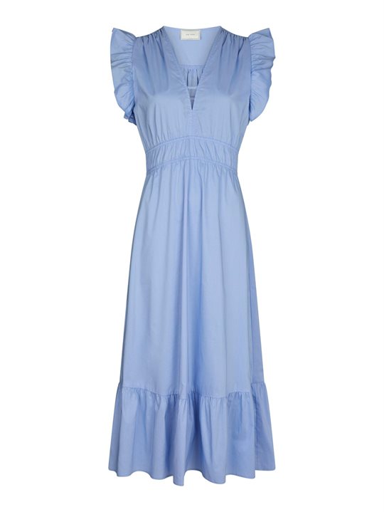 Neo Noir - Pollana Poplin Dress - Sky Blue