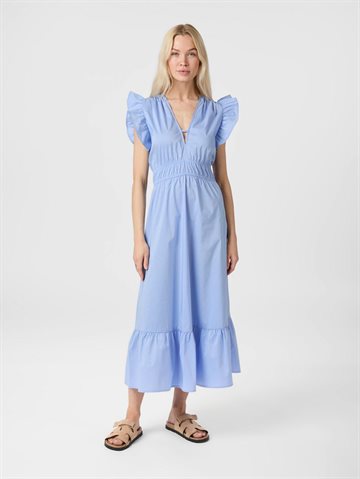 Neo Noir - Pollana Poplin Dress - Sky Blue