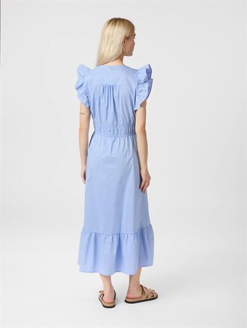 Neo Noir - Pollana Poplin Dress - Sky Blue