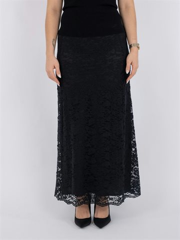 Neo Noir - Vicky Lace Skirt - Sort