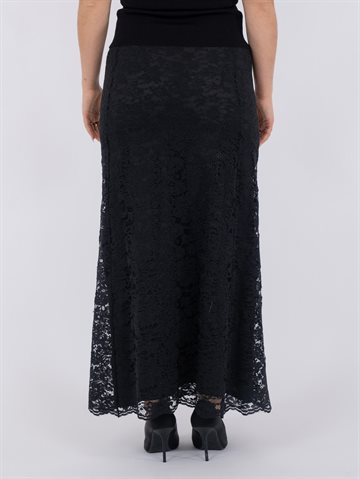 Neo Noir - Vicky Lace Skirt - Sort