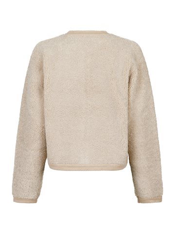 Neo Noir - Limo Fluffy Knit Cardigan - Sand