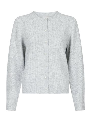 Neo Noir - Nuna Knit Cardigan - Light Grey