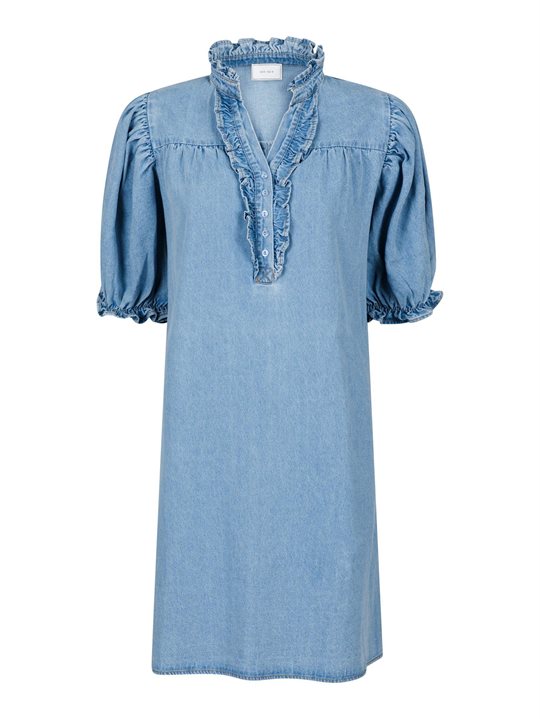 Neo Noir - Alma Denim Dress - Stonewash 