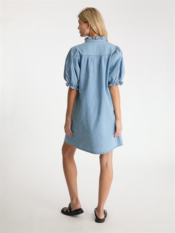 Neo Noir - Alma Denim Dress - Stonewash 