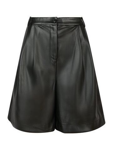 Neo Noir - Nika Bermuda Pu Shorts - Black