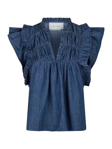 Neo Noir - Jayla Denim Top - Blue