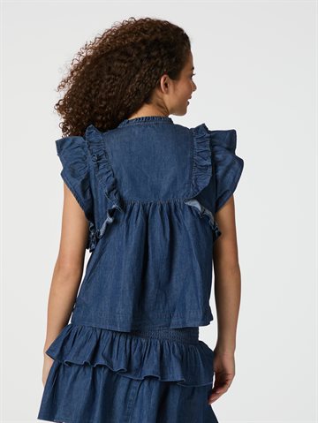 Neo Noir - Jayla Denim Top - Blue