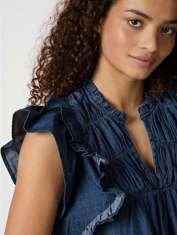 Neo Noir - Jayla Denim Top - Blue