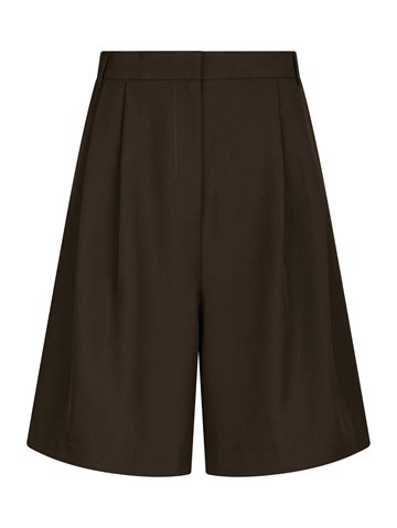 Neo Noir - Nika Structure Shorts - Dark Brown