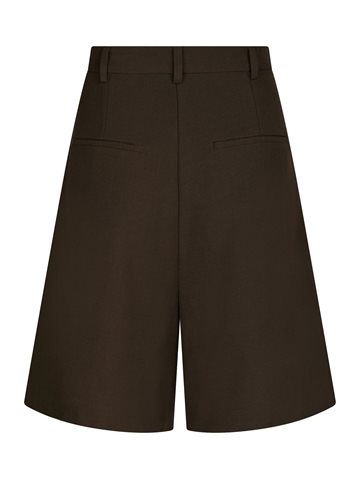 Neo Noir - Nika Structure Shorts - Dark Brown
