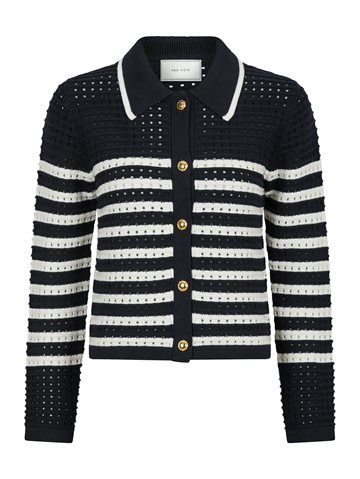 Neo Noir - Effie Knit Cardigan - Navy