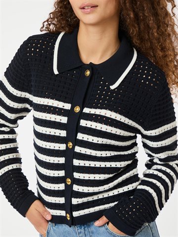 Neo Noir - Effie Knit Cardigan - Navy