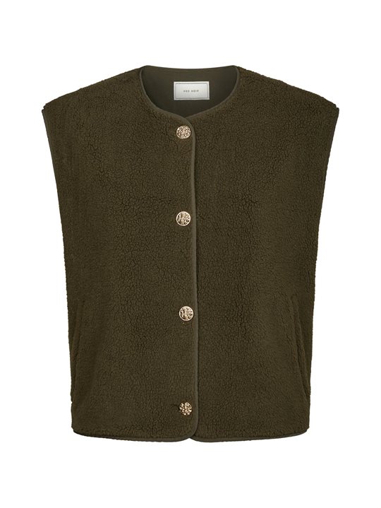 Neo Noir - Mariko Teddy Vest - Army