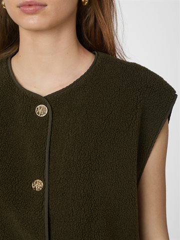 Neo Noir - Mariko Teddy Vest - Army