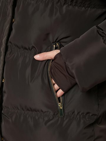 Neo Noir - Lucette Puffer Jacket - Dark Brown