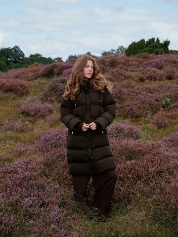 Neo Noir - Lucette Puffer Jacket - Dark Brown