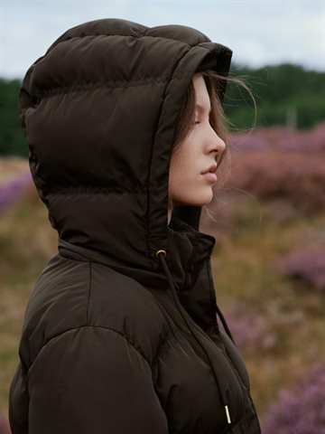 Neo Noir - Lucette Puffer Jacket - Dark Brown