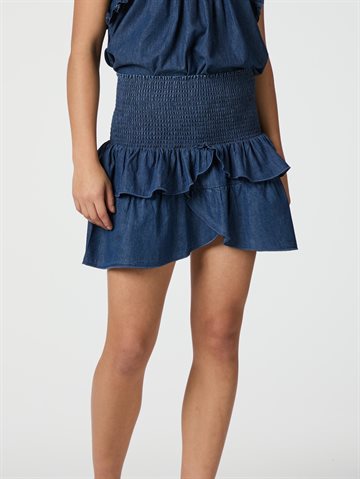 Neo Noir - Carin Denim Skirt - Blue