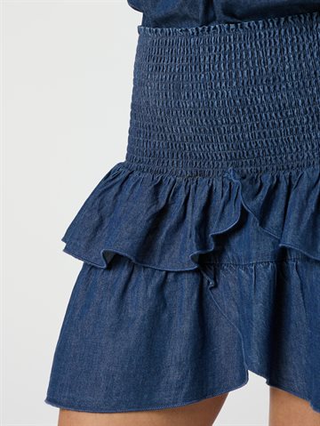 Neo Noir - Carin Denim Skirt - Blue