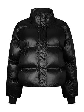 Neo Noir - Rhea Shiny Puffer Jacket - Black