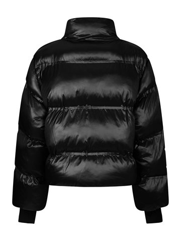 Neo Noir - Rhea Shiny Puffer Jacket - Black