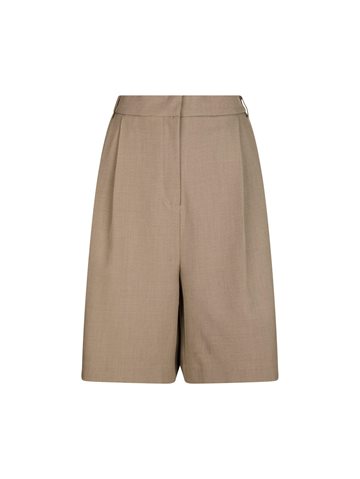 Neo Noir - Nika Structure Bermuda Shorts - Dark Taupe